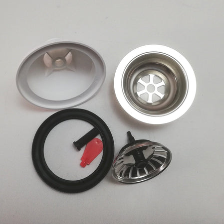 Piletta pilettone senza troppo pieno da 90mm raccordo da 1"+1/2