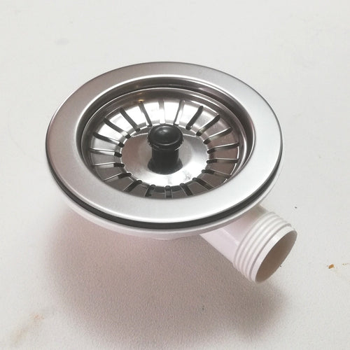 Piletta pilettone con troppo pieno da 90mm raccordo da 1+1/2