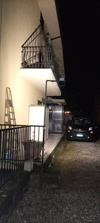 Alca Power lampada proiettore solare integrato da parete da 15W 3000 lumen