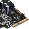 Silverstone ECU05 scheda di interfaccia e adattatore Interno USB 3.2 Gen 1 [3.1 Gen 1] (SilverStone ECU05 - USB-adapter - PCIe)