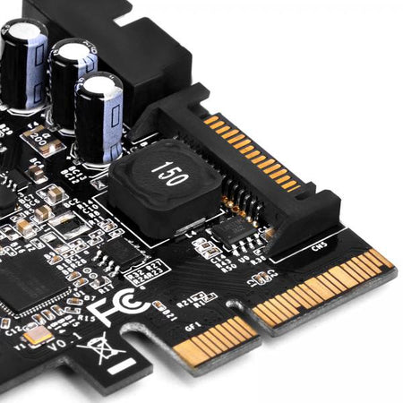 Silverstone ECU05 scheda di interfaccia e adattatore Interno USB 3.2 Gen 1 [3.1 Gen 1] (SilverStone ECU05 - USB-adapter - PCIe)