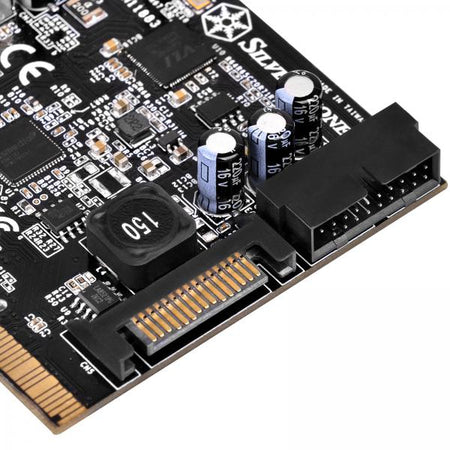Silverstone ECU05 scheda di interfaccia e adattatore Interno USB 3.2 Gen 1 [3.1 Gen 1] (SilverStone ECU05 - USB-adapter - PCIe)