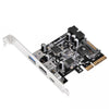Silverstone ECU05 scheda di interfaccia e adattatore Interno USB 3.2 Gen 1 [3.1 Gen 1] (SilverStone ECU05 - USB-adapter - PCIe)