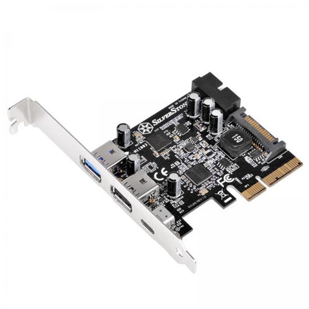 Silverstone ECU05 scheda di interfaccia e adattatore Interno USB 3.2 Gen 1 [3.1 Gen 1] (SilverStone ECU05 - USB-adapter - PCIe)