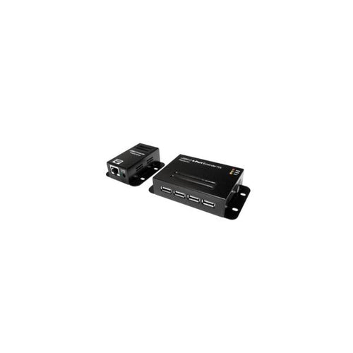Extender USB su Cavo Cat.5/5e/6 fino a 50m con Hub 4 Porte