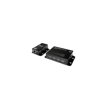 Extender USB su Cavo Cat.5/5e/6 fino a 50m con Hub 4 Porte