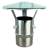 FUMAIOLO A CAPPELLO ø cm 10 In acciaio inox AISI 304. Attacco maschio. DF 703540