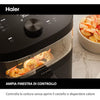 Haier Friggitrice ad Aria 7L 2000W – HAF5TWA3 011, Cestello Estraibile, Display Digitale, Fino a 200°C, Design Compatto Nero
