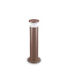 Piantana Contemporanea Torre Alluminio Coffee 1 Luce E27 15W Ip44