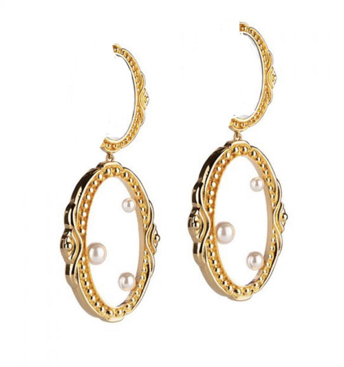 REBECCA - ORECCHINI IN BRONZO E POLIMERI