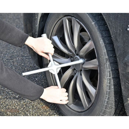 Chiave a croce rinforzata - ACCIAIO DI PRECISIONE - Bussole 17, 19, 21 mm