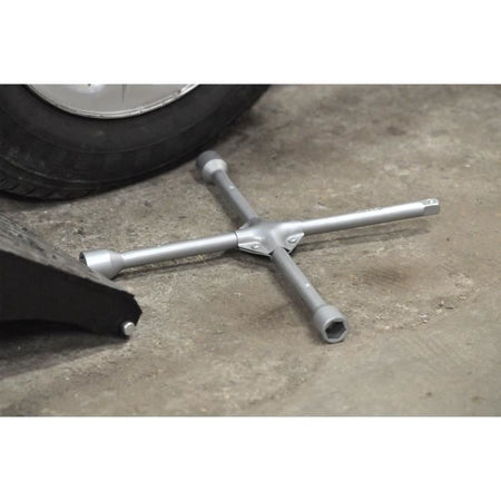 Chiave a croce rinforzata - ACCIAIO DI PRECISIONE - Bussole 17, 19, 21 mm