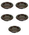 ROSONI PER TUBI STUFA MARRONE LUCIDO - ø cm.12 - PZ 5 - FER 70942
