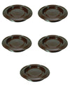 ROSONI PER TUBI STUFA MARRONE LUCIDO - ø cm.12 - PZ 5 - FER 70942