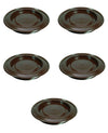ROSONI PER TUBI STUFA MARRONE LUCIDO - ø cm.12 - PZ 5 - FER 70942