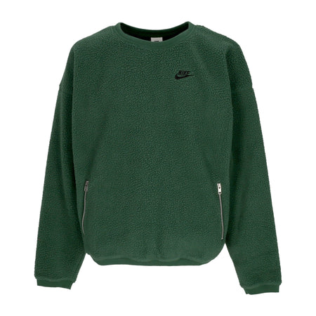 Nike Felpa Girocollo Uomo Club+ Fleece Winterized Crewneck Fir/black da uomo