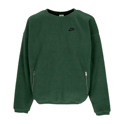 Nike Felpa Girocollo Uomo Club+ Fleece Winterized Crewneck Fir/black da uomo