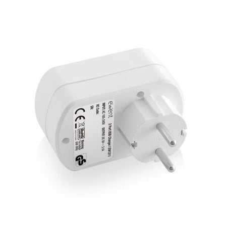 CARICATORE DA CASA 2 PORTE USB 3.1 PAS.