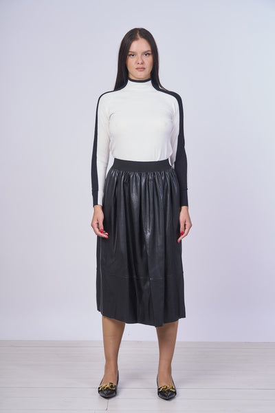 Maglia bianca e nero