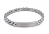 Boccadamo - Bracciale jubilee con piastrina centrale e Pvd rosa