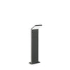 Piantana Da Terra Contemporaneo Style Alluminio Grigio Led 9W 3000K Ip54