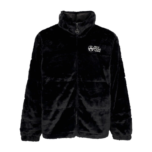 ACUPUNCTURE Pelliccia Uomo Logo Jacket Black da uomo