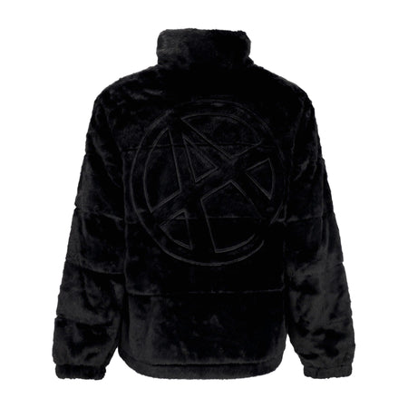 ACUPUNCTURE Pelliccia Uomo Logo Jacket Black da uomo