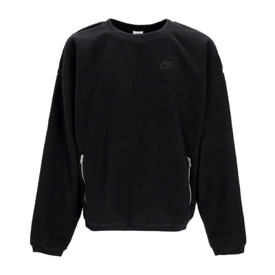 Nike Felpa Girocollo Uomo Club+ Fleece Winterized Crewneck Black/black da uomo