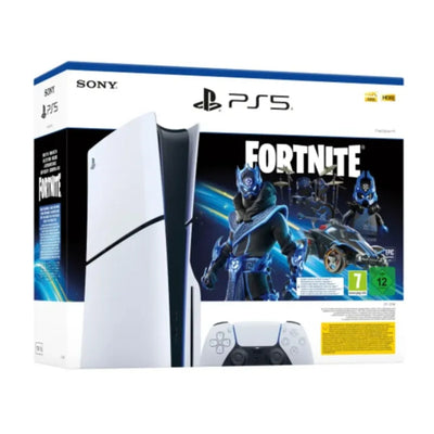 Sony Playstation 5 Ps5 Slim Disc 1tb White Fortnite Voucher Edition
