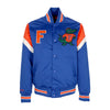 MITCHELL & NESS Giubbotto Bomber Uomo Ncaa Heavyweight Satin Jacket Flogat Royal da uomo