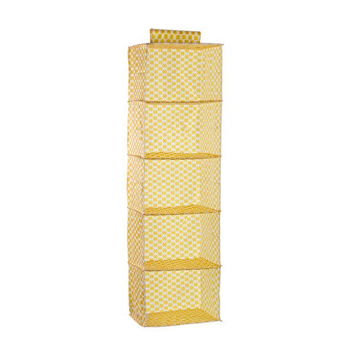 Guardaroba salvaspazio appendibile scarpiera per armadio in TNT 5 posti