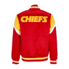 MITCHELL & NESS Giubbotto Bomber Uomo Nfl Heavyweight Satin Jacket Kanchi Original Team Colors da uomo