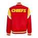 MITCHELL & NESS Giubbotto Bomber Uomo Nfl Heavyweight Satin Jacket Kanchi Original Team Colors da uomo