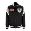 MITCHELL & NESS Giubbotto Bomber Uomo Nfl Heavyweight Satin Jacket Oakrai Original Team Colors da uomo
