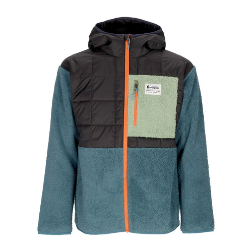 COTOPAXI Orsetto Uomo Trico Hybrid Hooded Jacket Graphite/blue Spruce da uomo