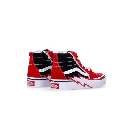 VANS Scarpa Alta Bambino Sk8-hi Bolt Red/black da bambino