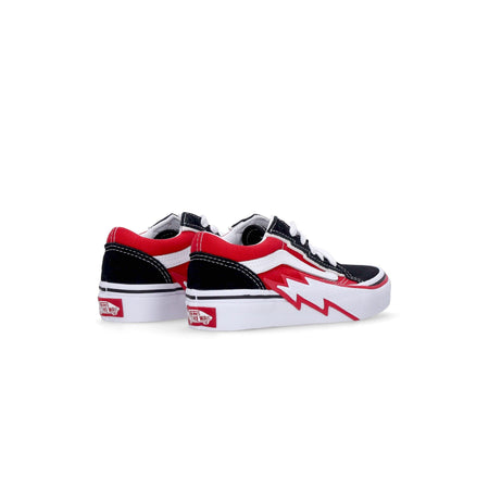 VANS Scarpa Bassa Bambino Old Skool Bolt Red/black da bambino