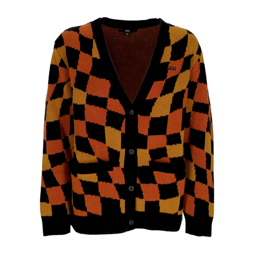 VANS Cardigan Donna W Jagger Sweater Cardigan Amusement 66 Black/ginger Bread da donna