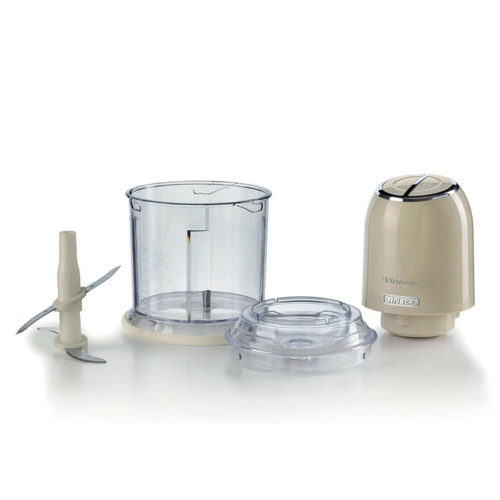 Ariete Tritatutto Verticale 0438 Vintage – 400W, 2 Velocità, 600ml, Lama in Acciaio, Design Iconico