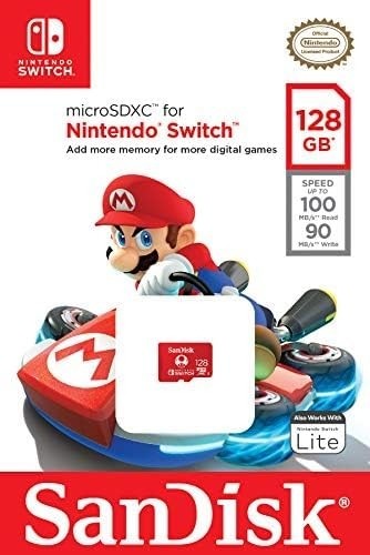 Switch Micro SDXC SanDisk 128GB SDSQXAO-128G-GNCZN for Nintendo Switch