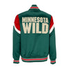 MITCHELL & NESS Giubbotto Bomber Uomo Nhl Heavyweight Satin Jacket Minwil Original Team Colors da uomo