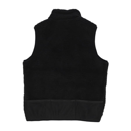 FUNKY Smanicato Uomo Grog Sherpa Vest Black da uomo