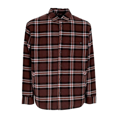 VANS Camicia Imbottita Uomo Kesler L/s Woven Shirt Fudge/lavender Frost da uomo