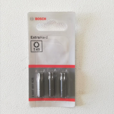 Bosch inserto torx T 40 set da 3pz