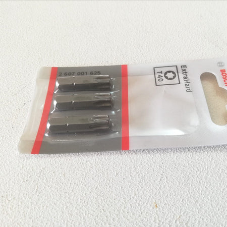 Bosch inserto torx T 40 set da 3pz