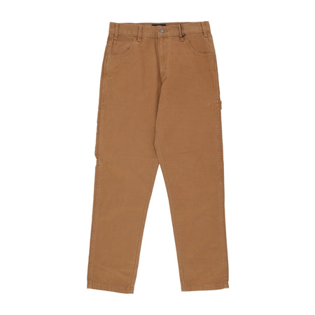 DICKIES Pantalone Lungo Uomo Dc Carpenter Pant Stone Washed Brown Duck da uomo