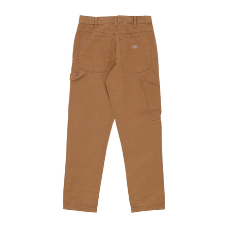 DICKIES Pantalone Lungo Uomo Dc Carpenter Pant Stone Washed Brown Duck da uomo