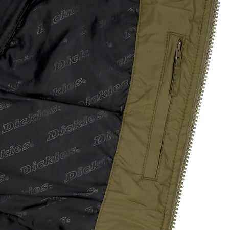 DICKIES Piumino Uomo Waldenburg Jacket Military Green da uomo