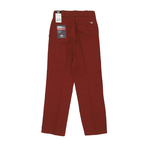 DICKIES Pantalone Lungo Uomo 874 Work Pant Rec Brick Red da uomo