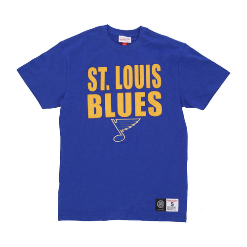 MITCHELL & NESS Maglietta Uomo Nhl Legendary Slub Tee Stlblu Original Team Colors da uomo